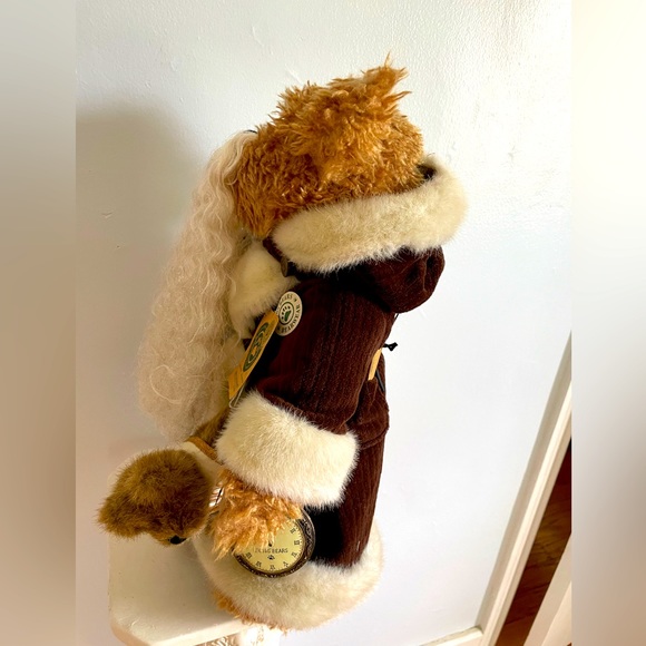 NIB Boyds Mohair Bear Vintage 2000 Omega T Legacy with baby Alpha and timepiece - Picture 6 of 13